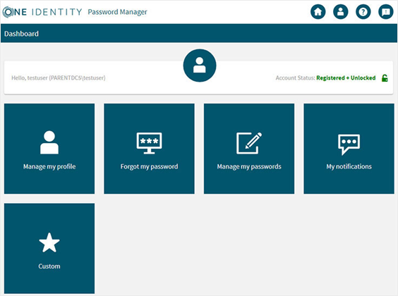 Password Manager 화면